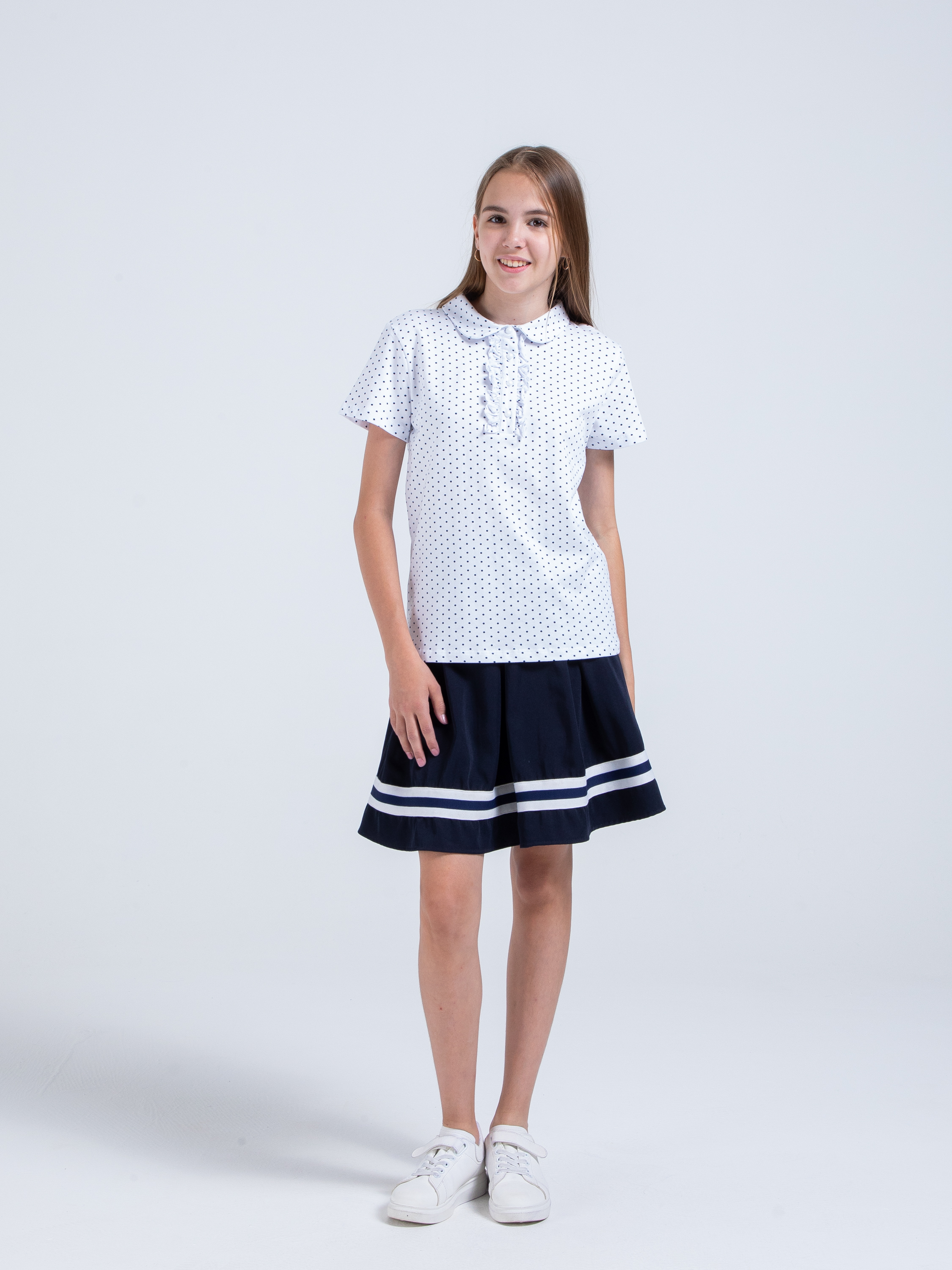 Блузка STELLA MODA 29407_белый - фото 3