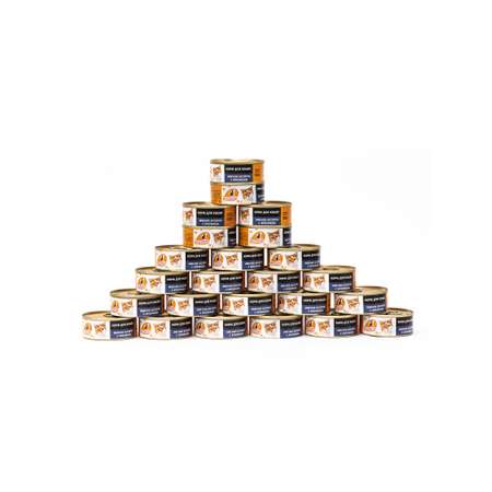 Корм консервированный для кошек Profifeed Мясное ассорти с кроликом 100 г 24шт.