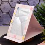 Зеркало настольное для макияжа iLikeGift Flower bunny pink