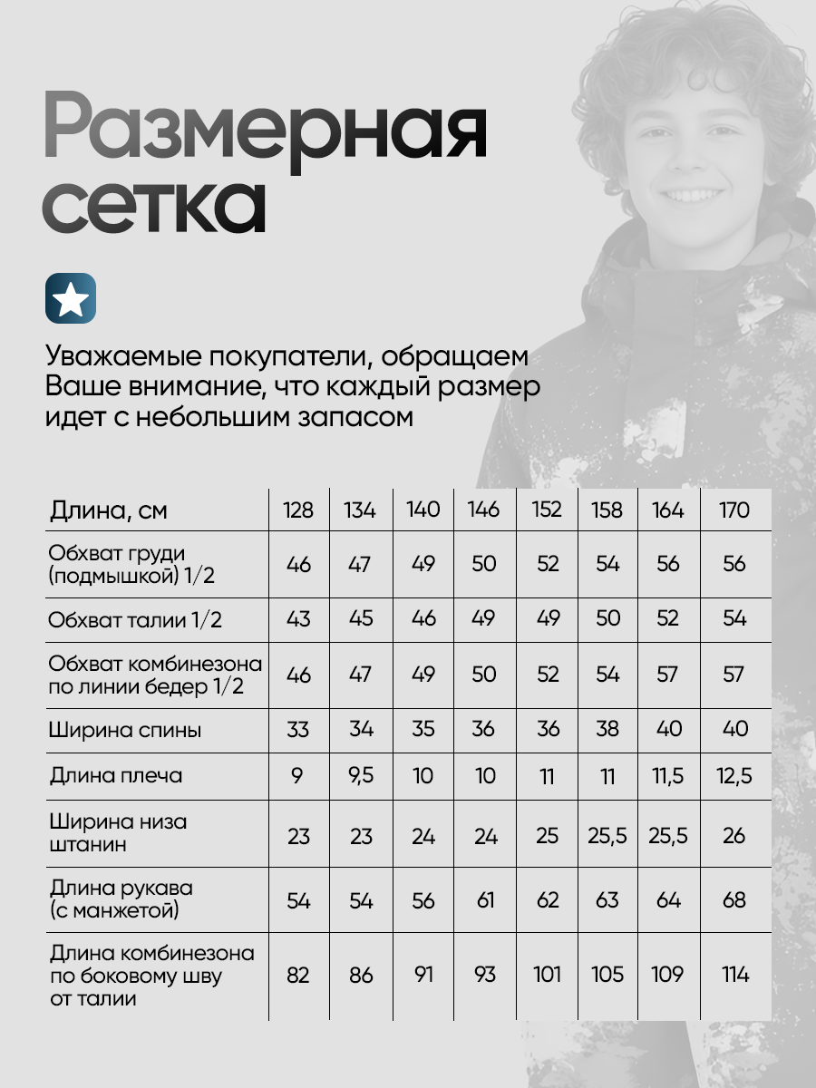 Комбинезон Saimaa GLO-12 синий с белым - фото 5