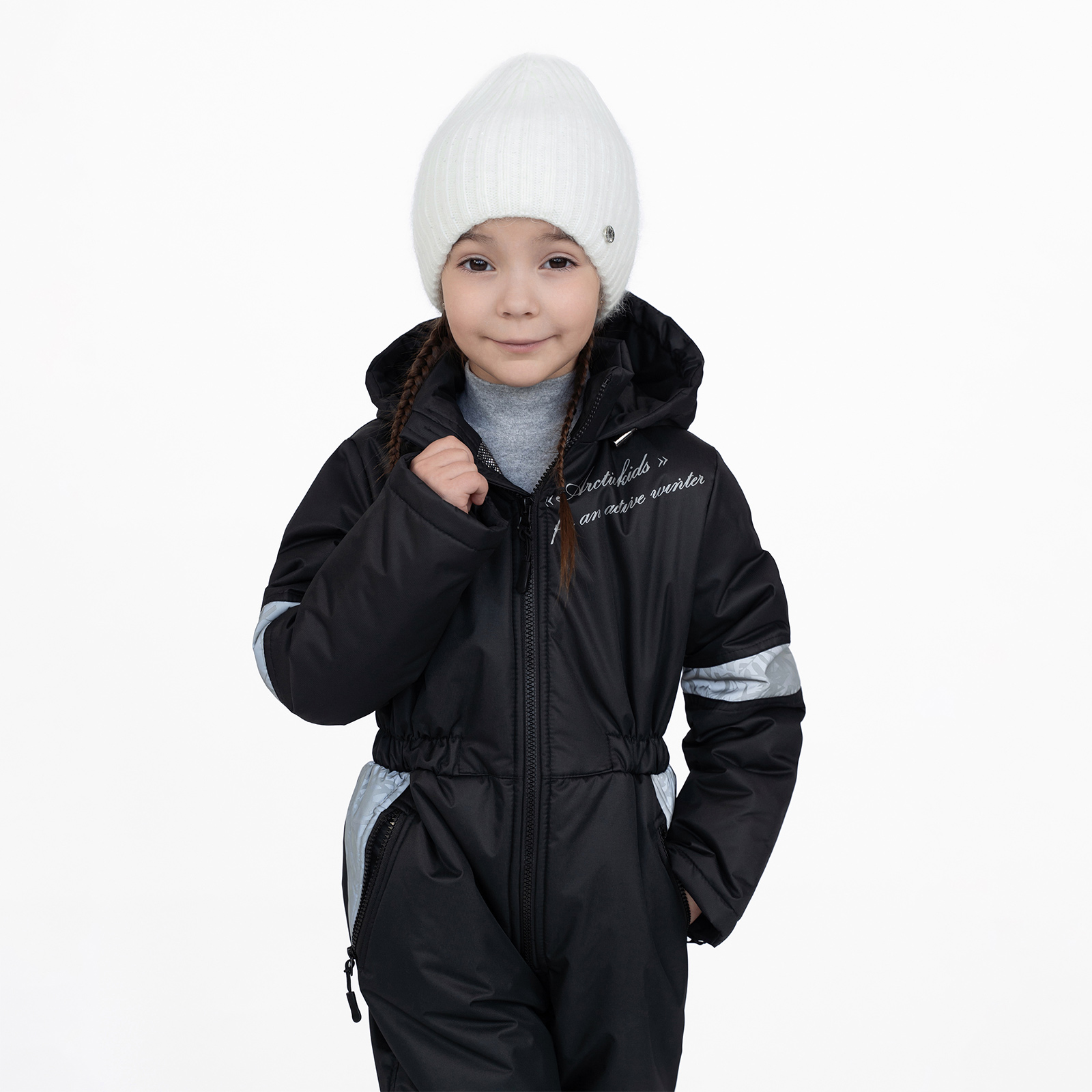 Комбинезон зимний Arctic kids 30-041 черный - фото 26