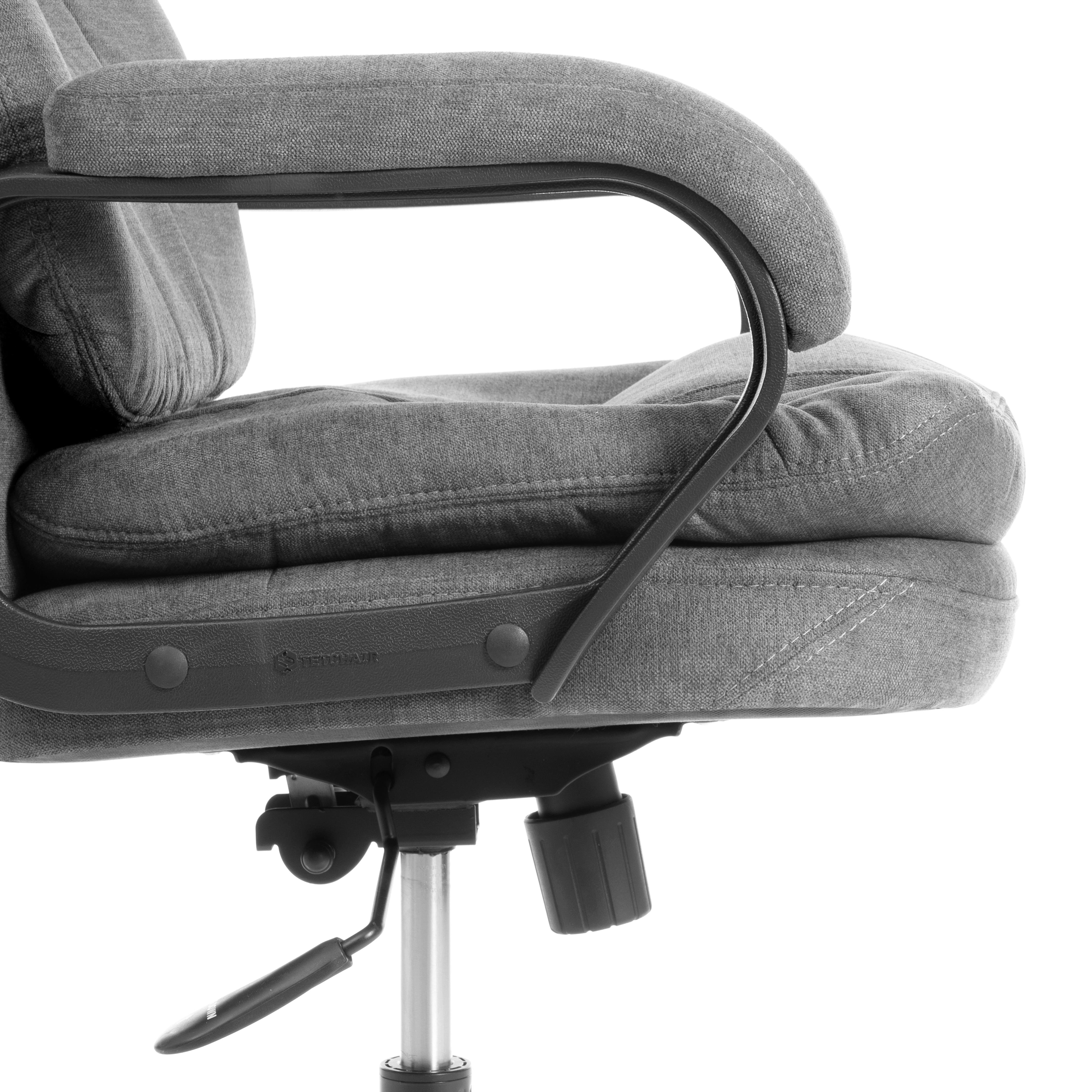 Компьютерное кресло TETCHAIR COMFORT metalBL ткань серый - фото 13