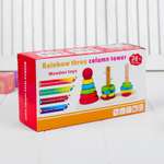 Игрушка Sima-Land пирамидка Цветочки и кружочки