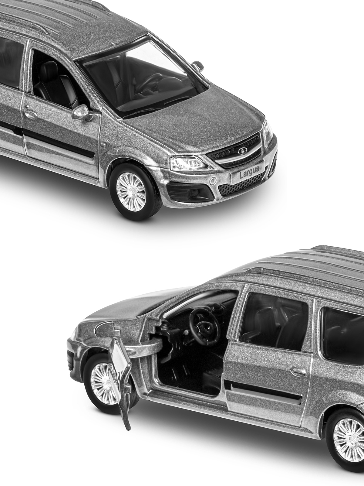 Автомобиль АВТОпанорама LADA Largus 1:43 JB1251627 - фото 12