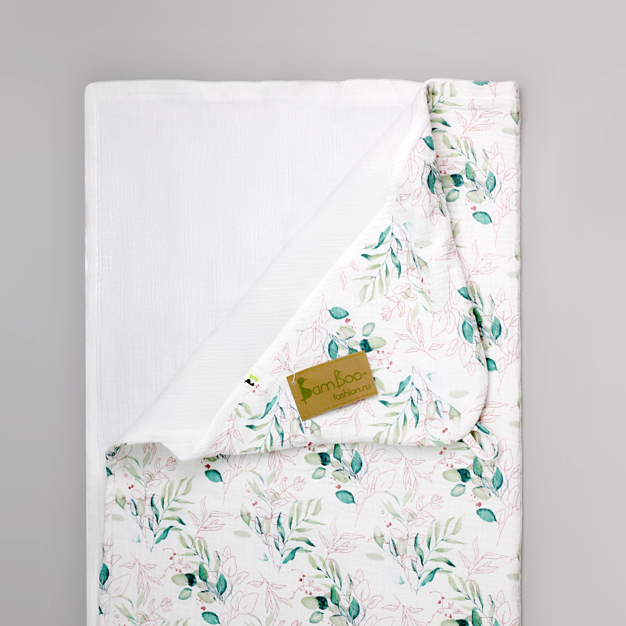 Полотенце уголок Фабрика Бамбук с капюшоном (уголком) 98 x 98 см - фото 2