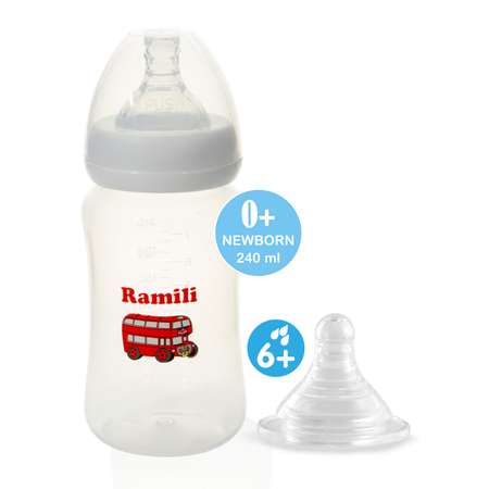 Бутылочка Ramili 240 мл 3 шт.
