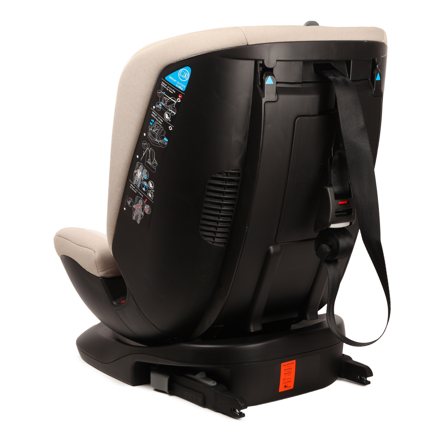 Автокресло Olsson Grow Fast Beige Isofix 0+/1/2/3 (0-36 кг) - фото 4