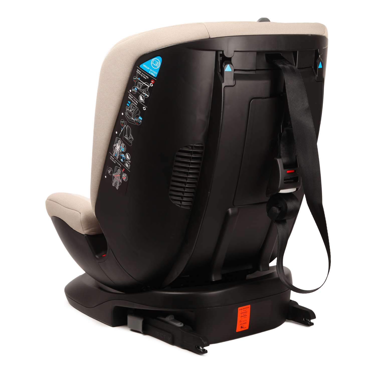 Автокресло Olsson Grow Fast Beige Isofix 0+/1/2/3 (0-36 кг) - фото 4