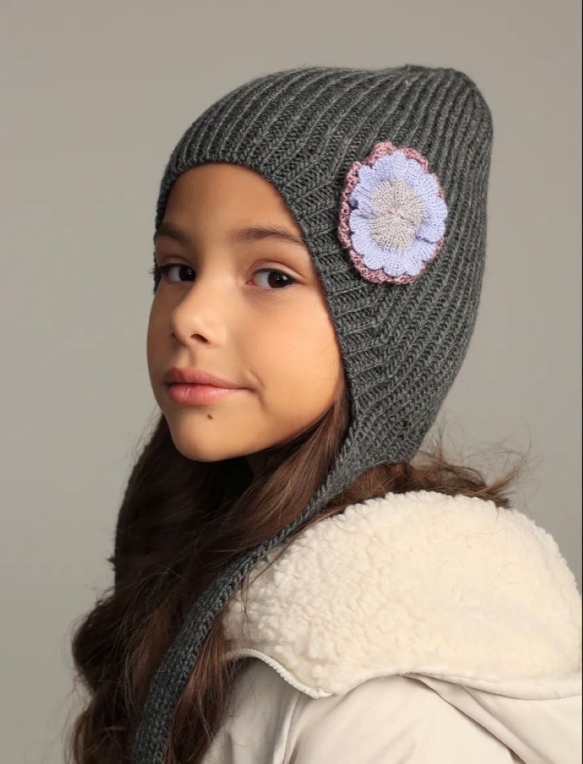 Шапка BRIOLLINI Чепчик детский Sweet terry, цвет графит, размер 50-54 - фото 1