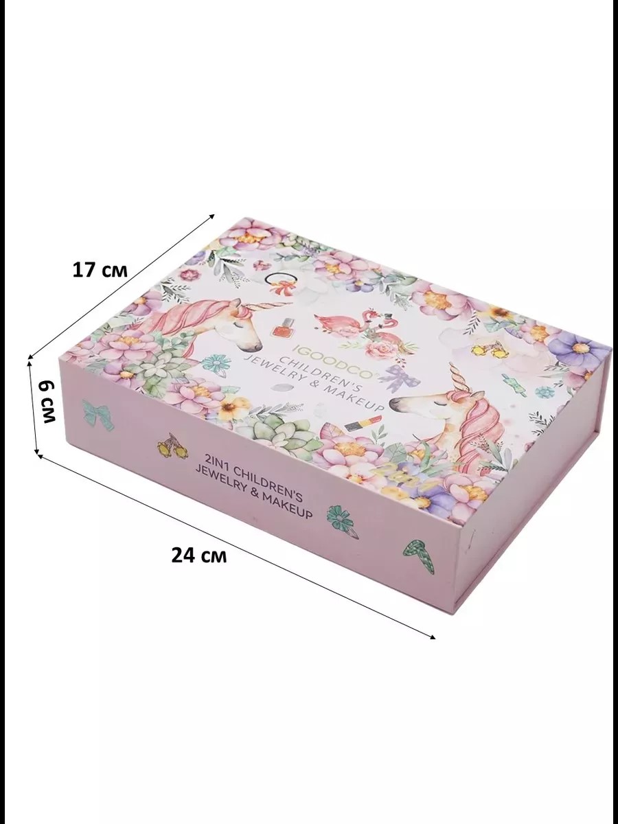 Декоративная косметики в чемоданчике ТОТОША Детская косметика набор - фото 6