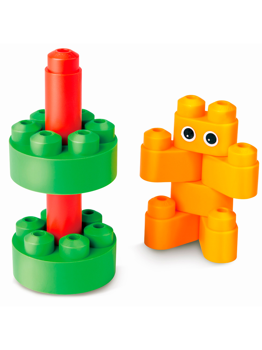 Конструктор Hape Птицы и звери из мини-блоков 13 дет. - фото 6