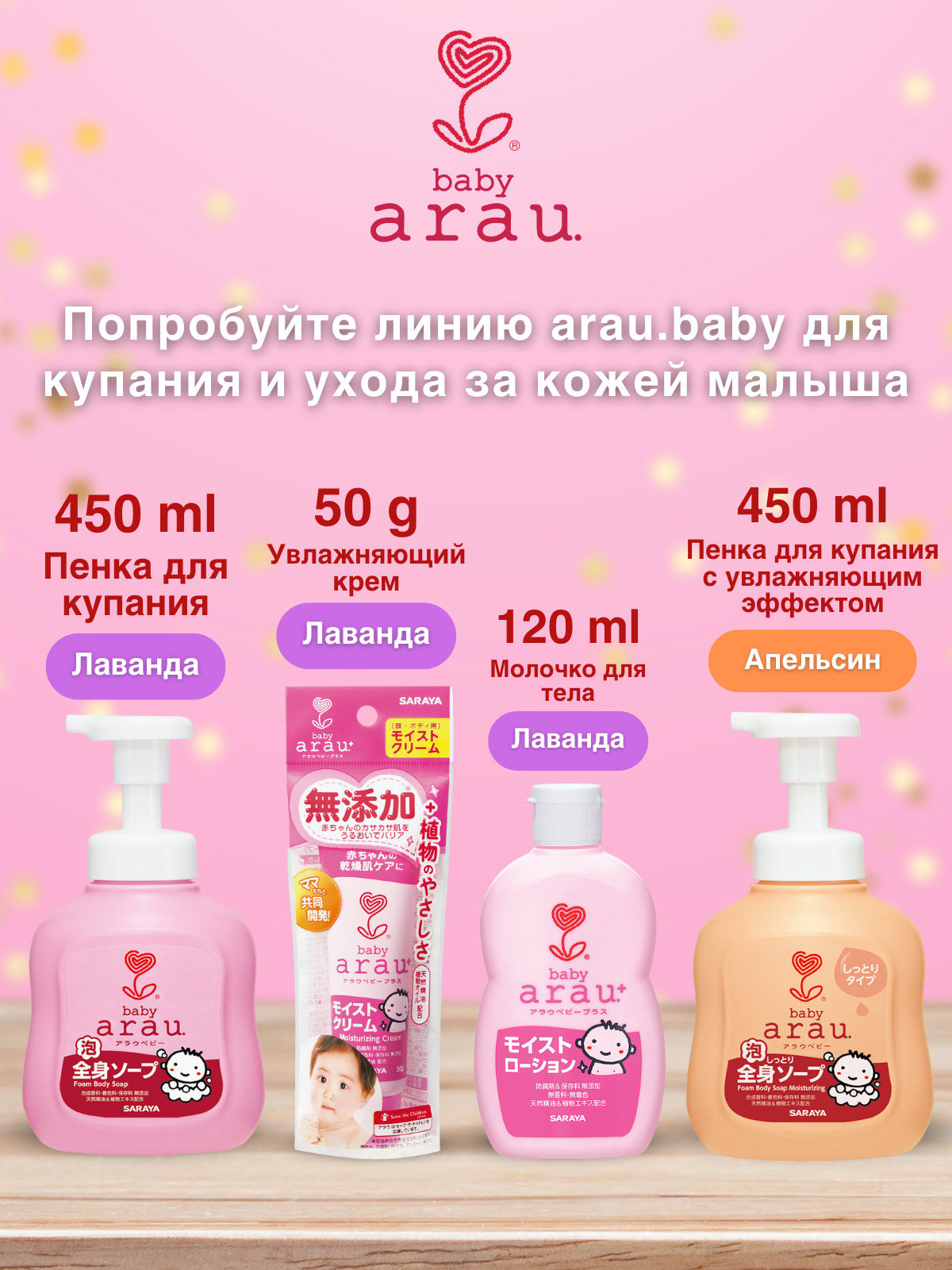 Пена Arau baby Увлажняющий 450 мл - фото 10