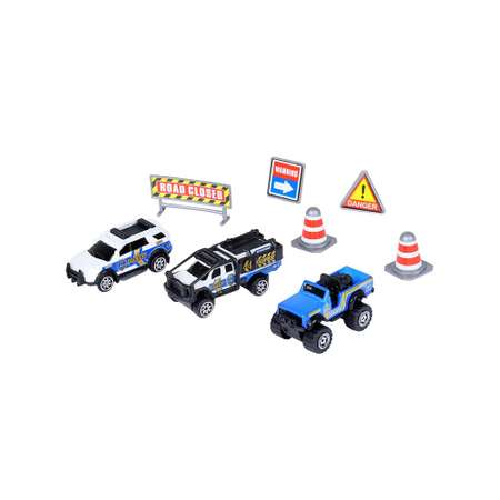 Игровой набор AUTODRIVE Машинки металлические 3шт 1:64