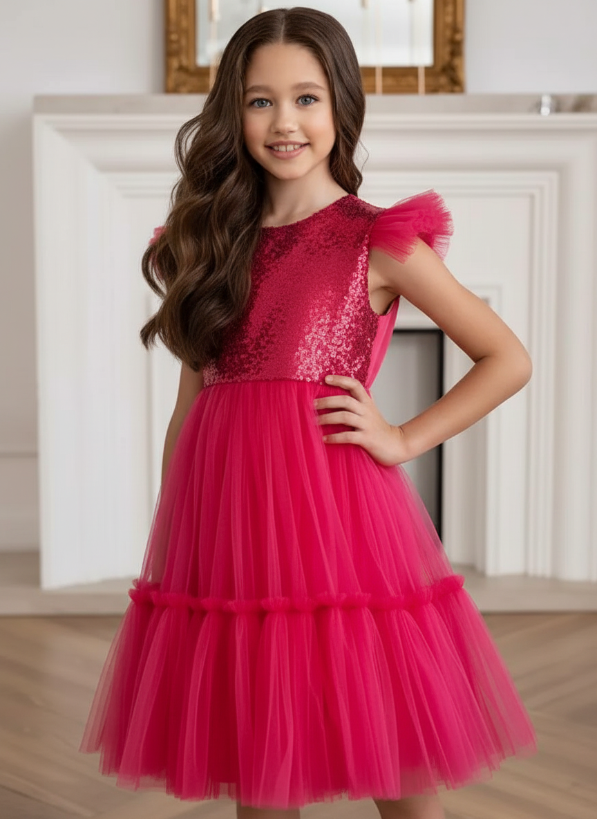 Платье ELLIE by Rina Kutz ПЛ-0122/малиновый - фото 1