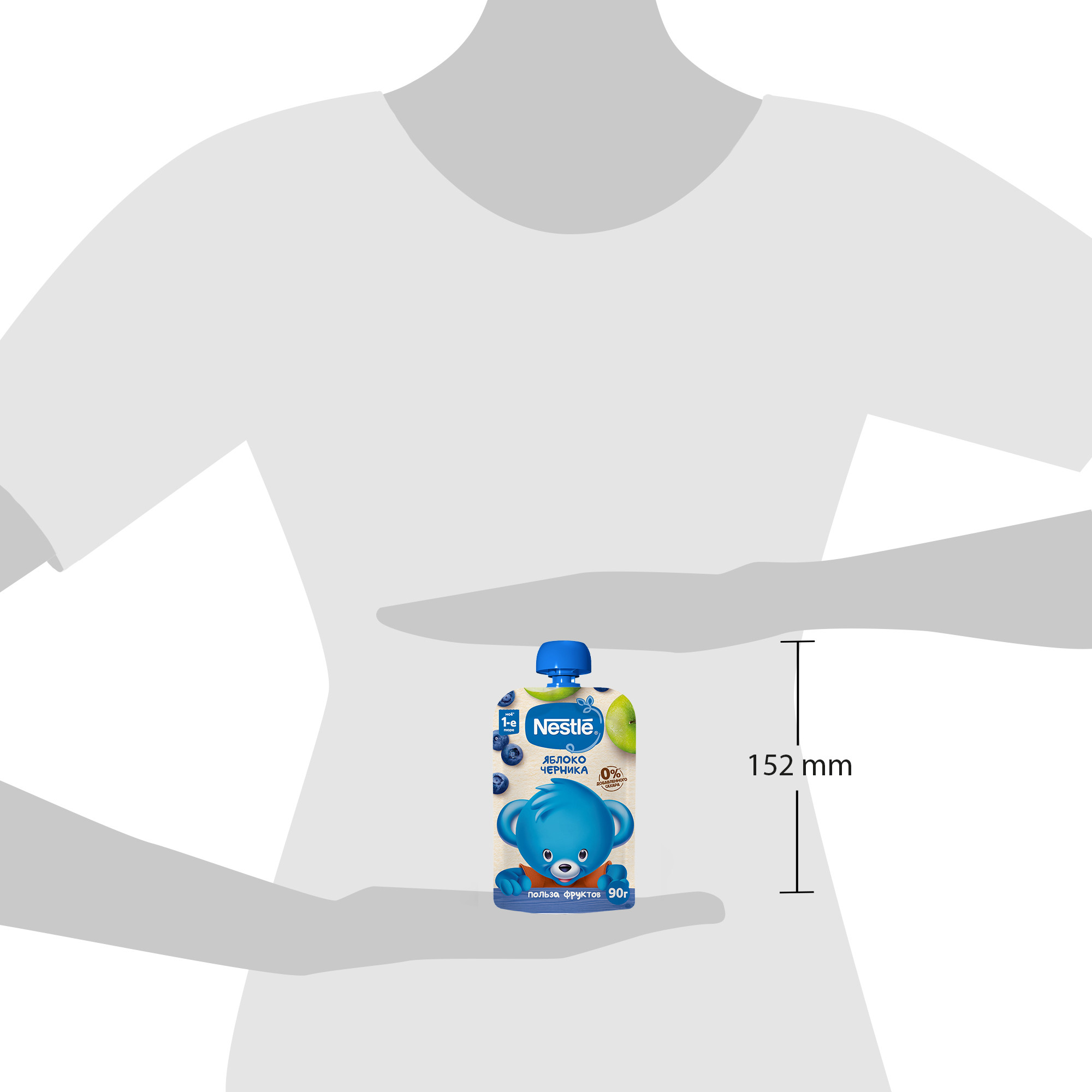 Пюре Nestle Яблоко-черника с 5 мес 90 г - фото 12