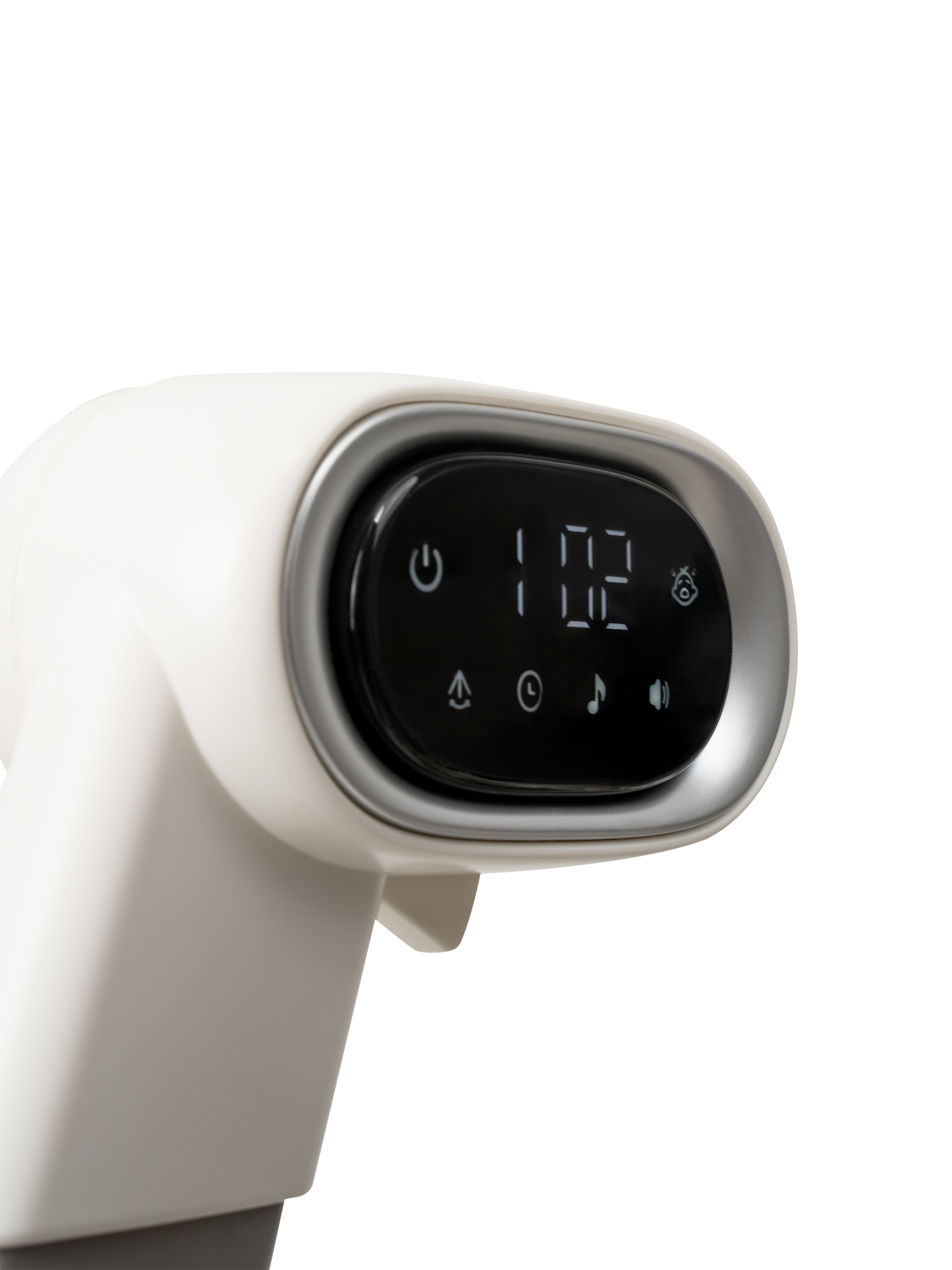 Стульчик для кормления JOVOLA Loki с функцией электрокачели серый - фото 19