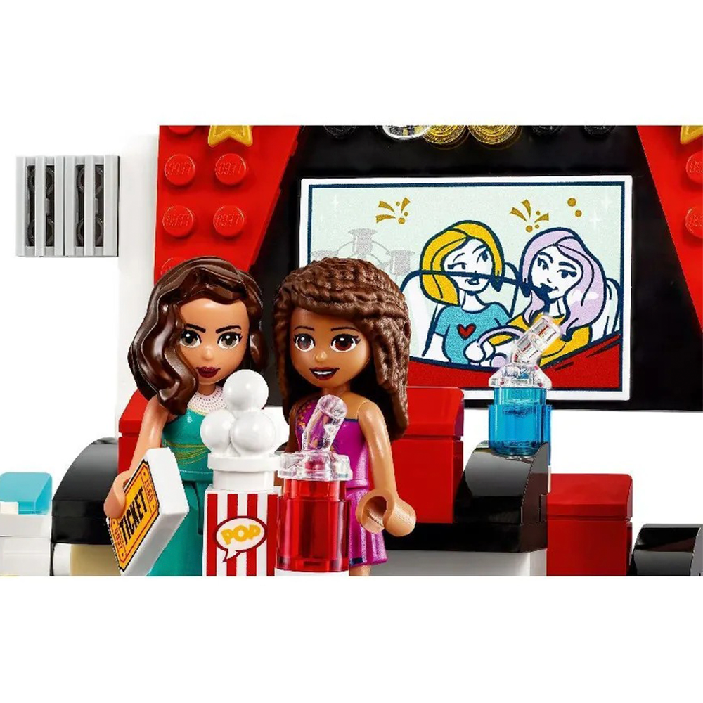 Конструктор LEGO Friends Кинотеатр Хартлейк-Сити 451 дет. - фото 8