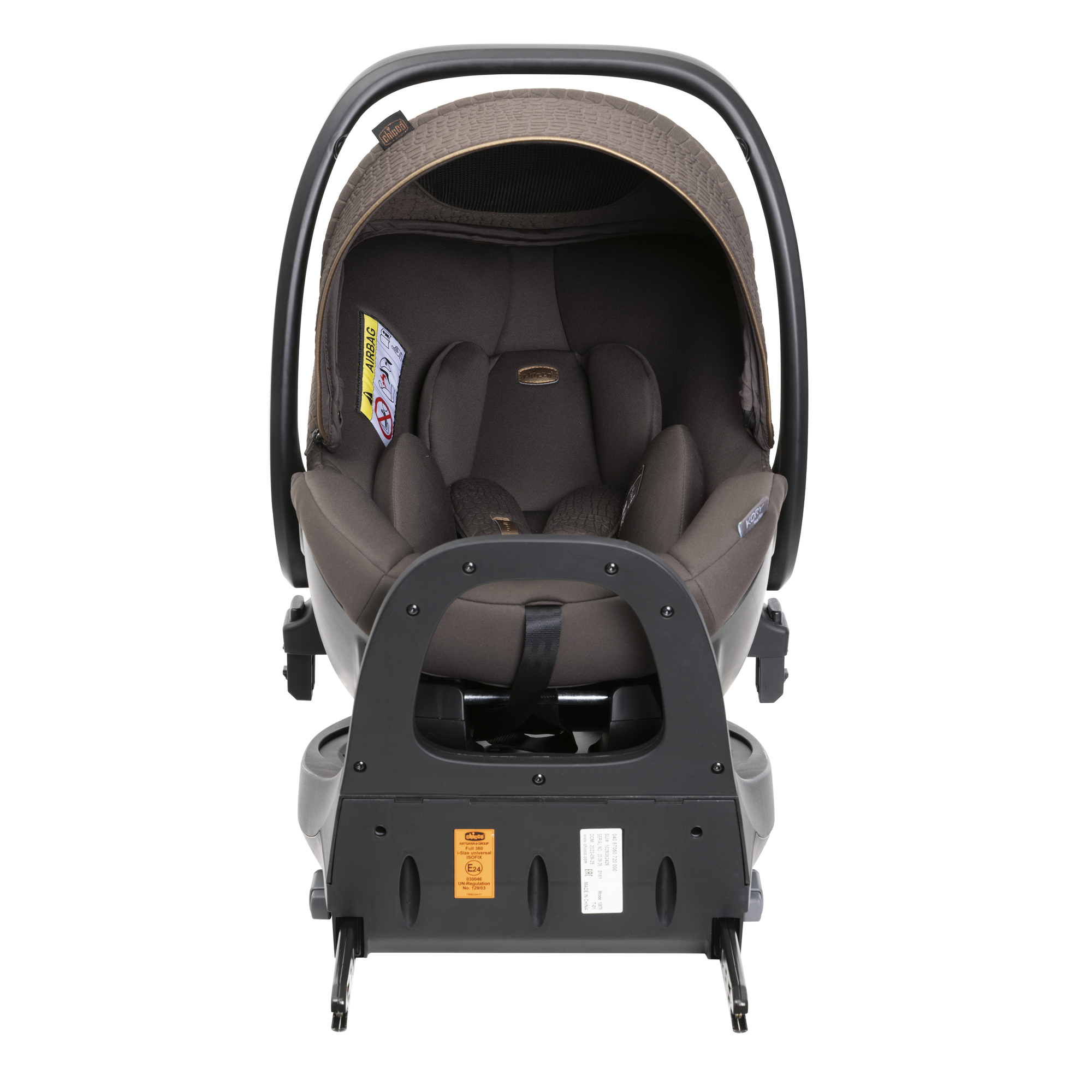 Автокресло Chicco 0 (0 -13 кг) коричневый - фото 16