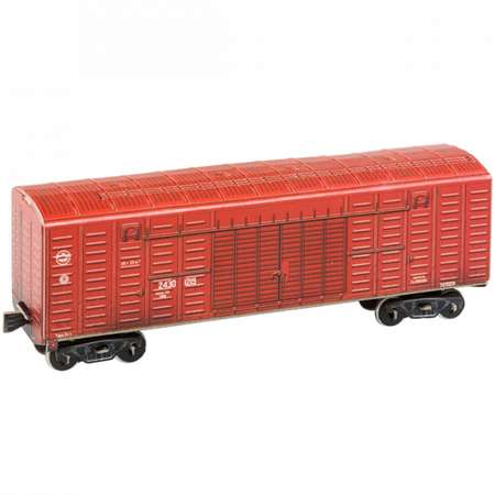 Сборная модель Умная бумага Железная дорога 1/87 Крытый вагон 11-270 571-1