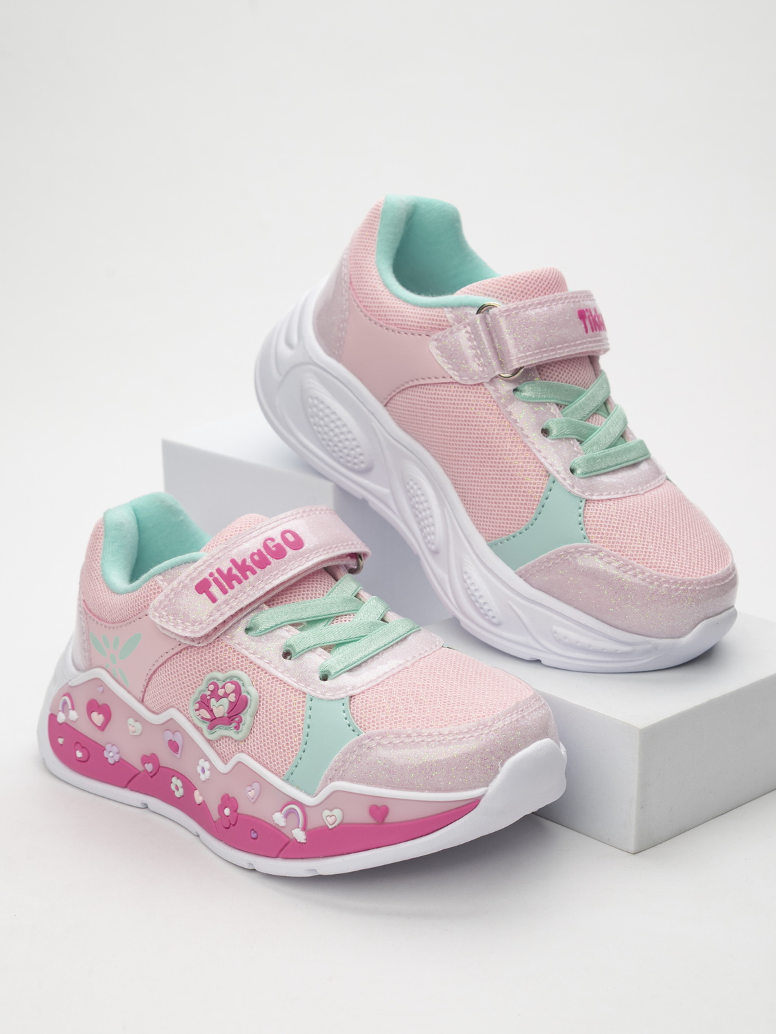 Кроссовки TikkaGo 1D10_41205_pink-biruza - фото 1
