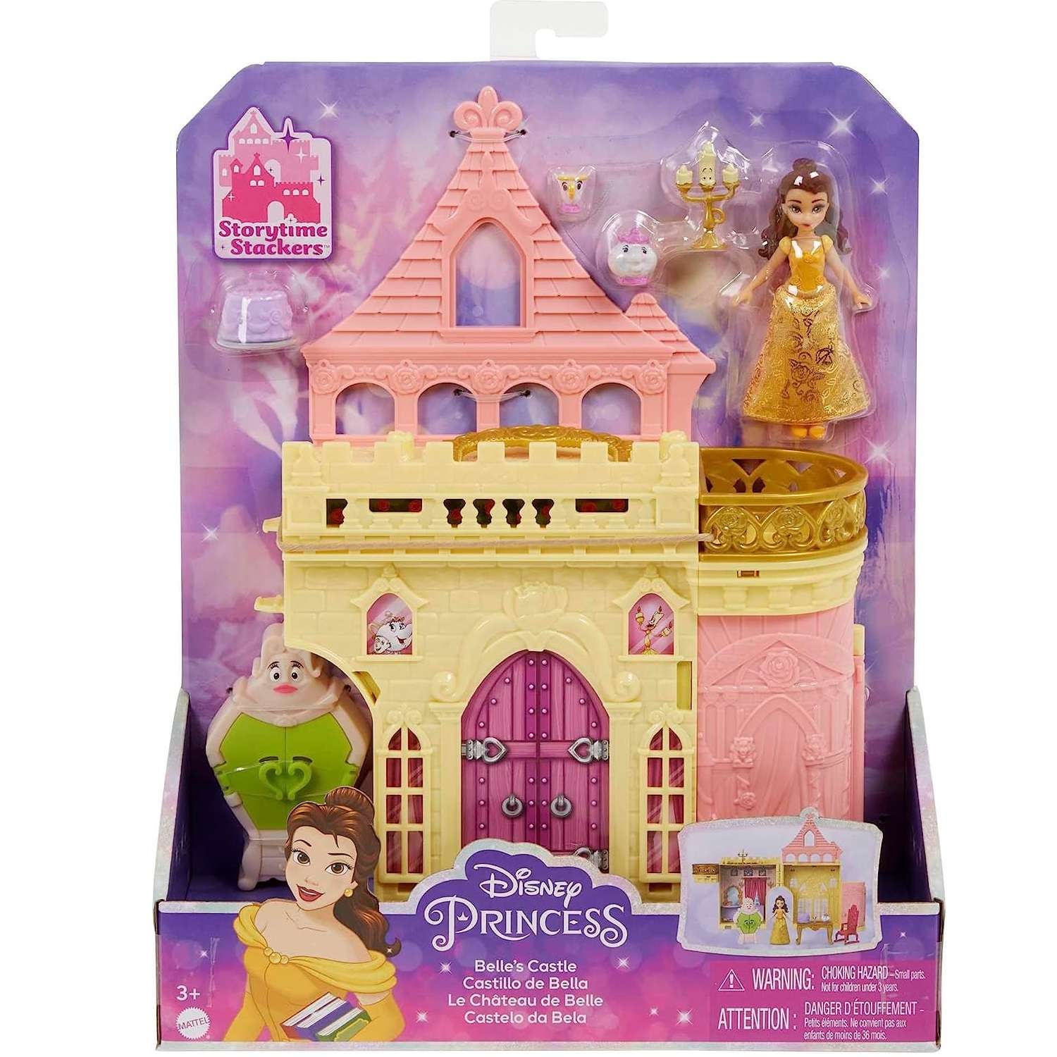 Кукла мини Disney Princess Замок Белль HLW94 - фото 12