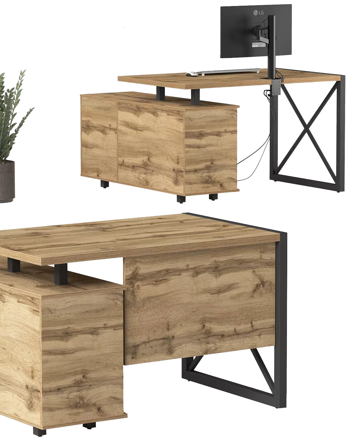 Письменный стол КАЛИФОРНИЯ МЕБЕЛЬ Хардвиг 1200 - фото 14