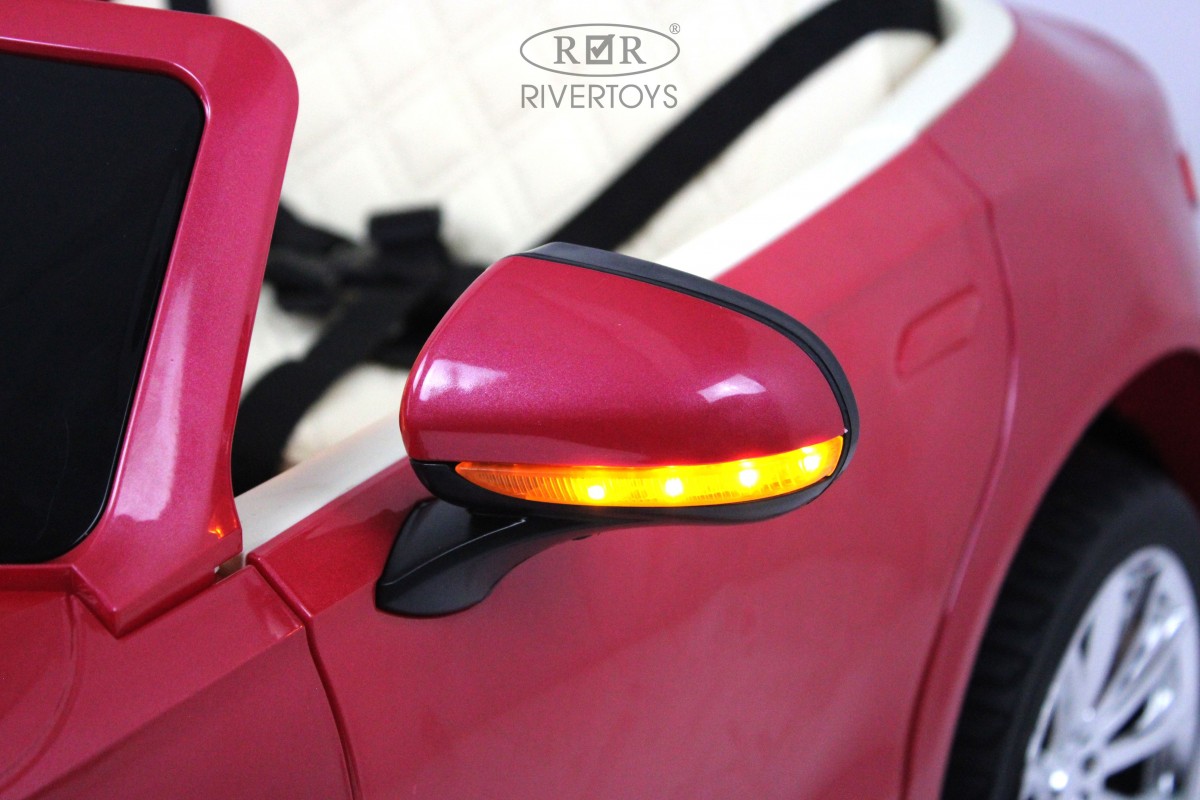 Электромобиль RIVERTOYS Mercedes М333БХ-PINK-GLANEC С пультом ДУ - фото 7