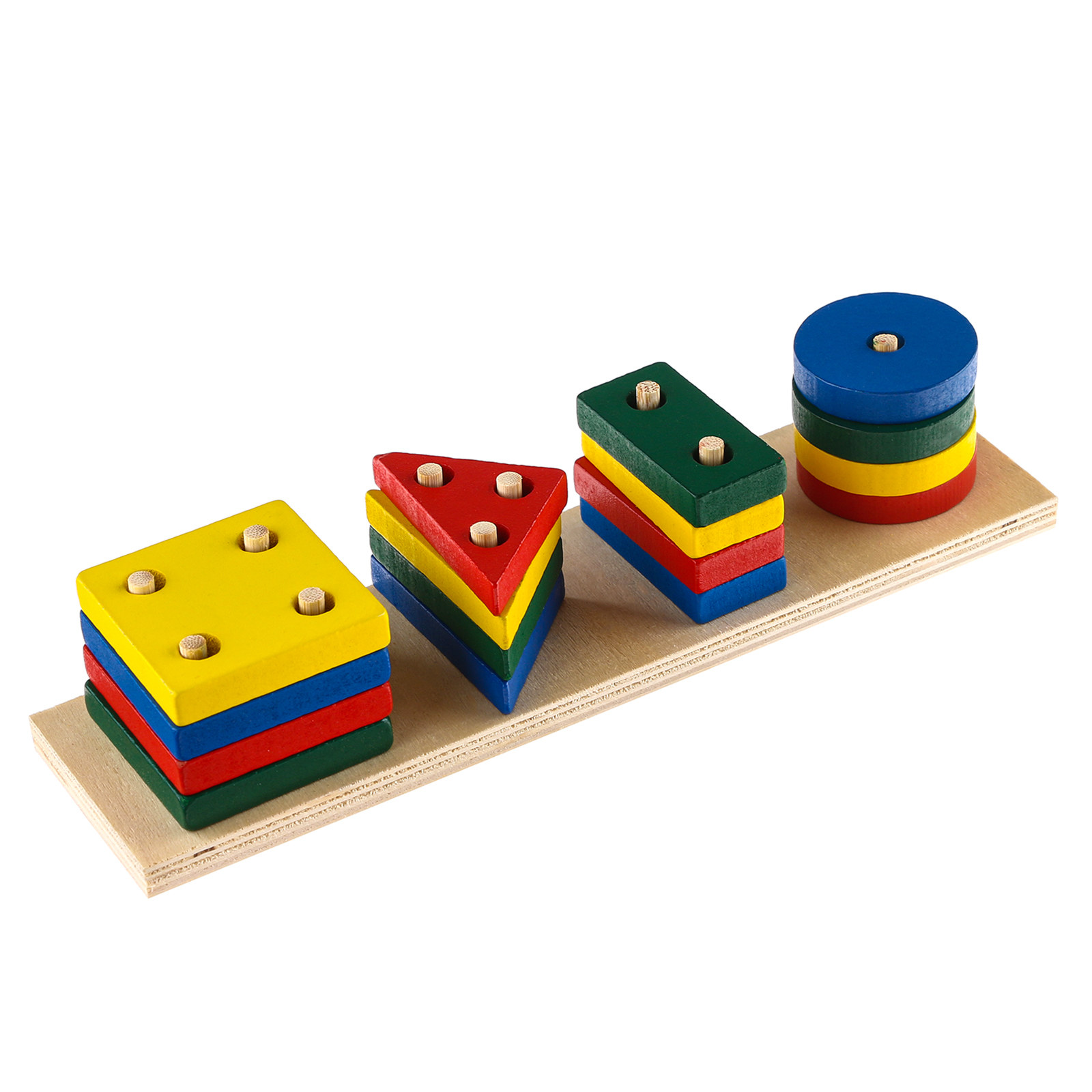 Игрушка Лесная мастерская пирамидка Лесная мастерская Фигуры - фото 2