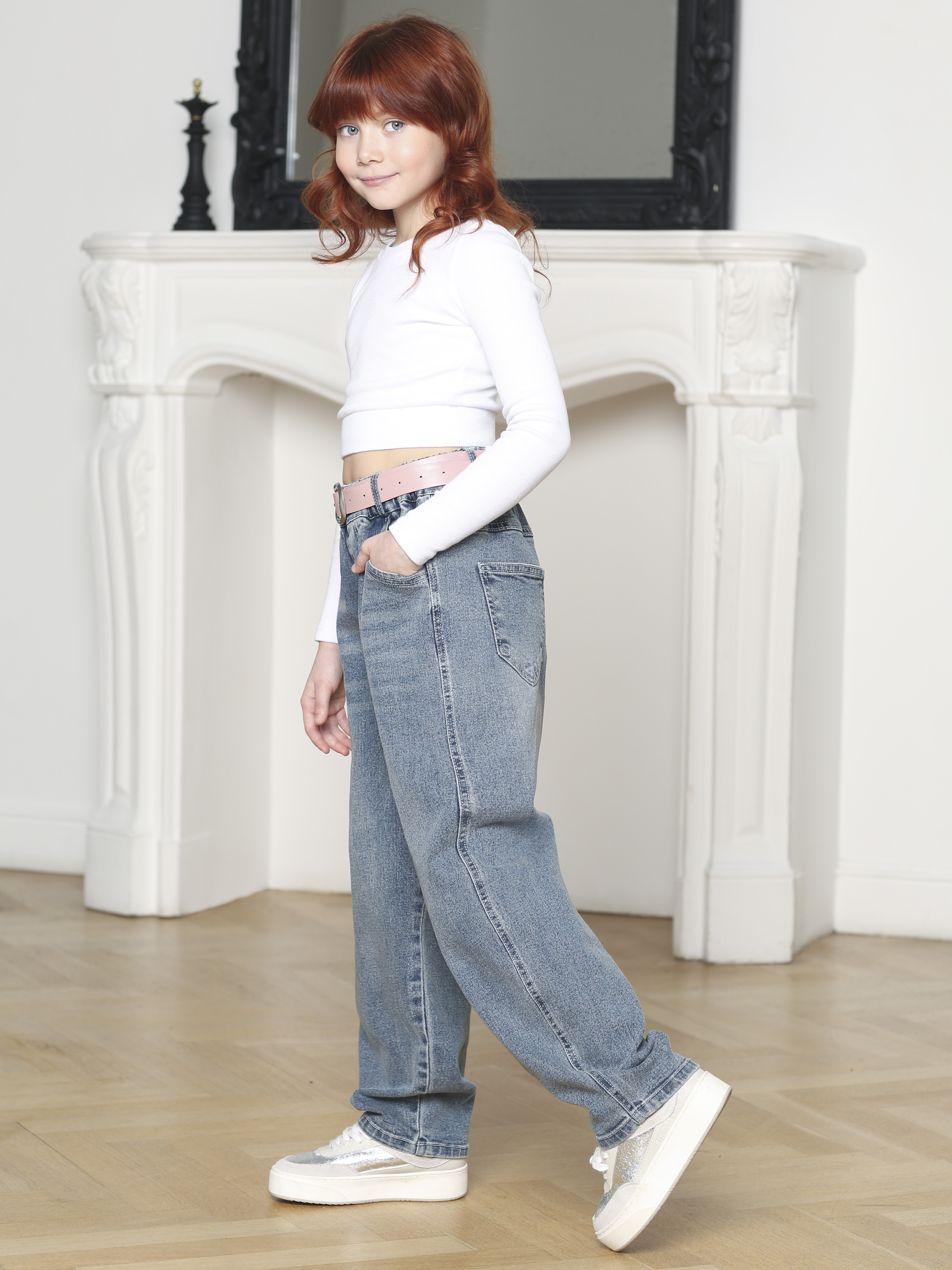 Джинсы-бананы СИНИЙ МИР R3-IL - фото 8