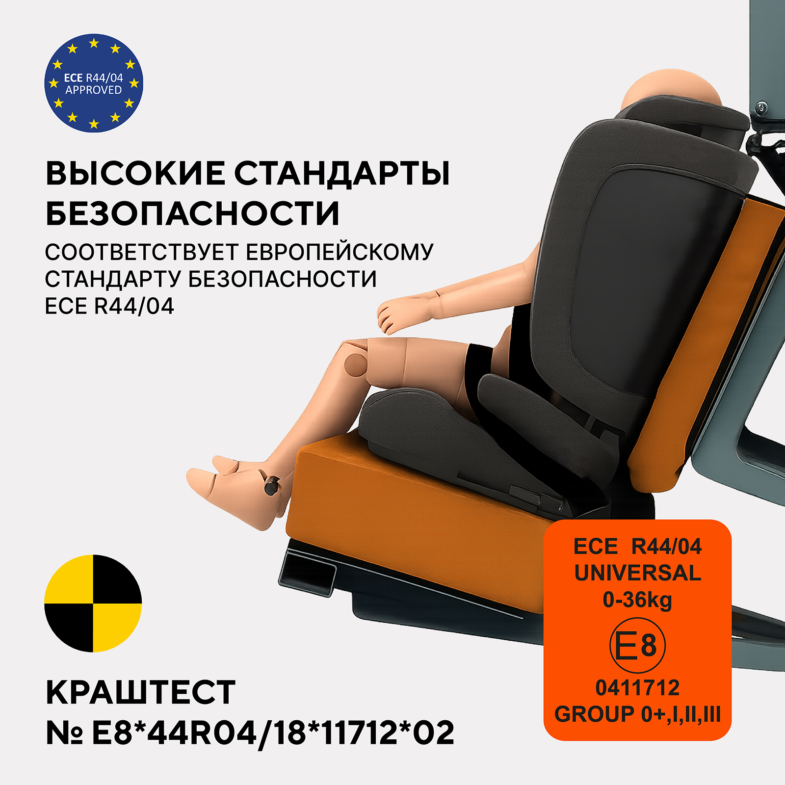 Автокресло Rant Basic Unity next 0+/1/2/3 (0-36 кг) серый - фото 12