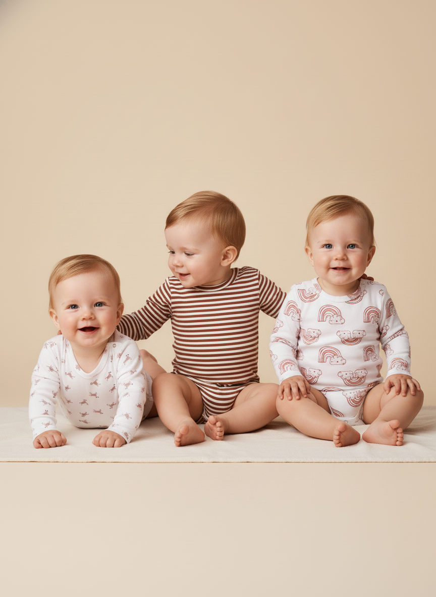 Боди 3 шт КотМарКот 800615 - фото 1