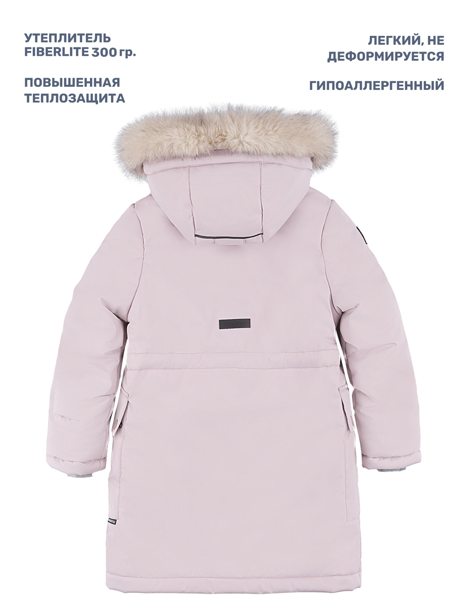 Парка NIKASTYLE 5з3824 пудра - фото 4