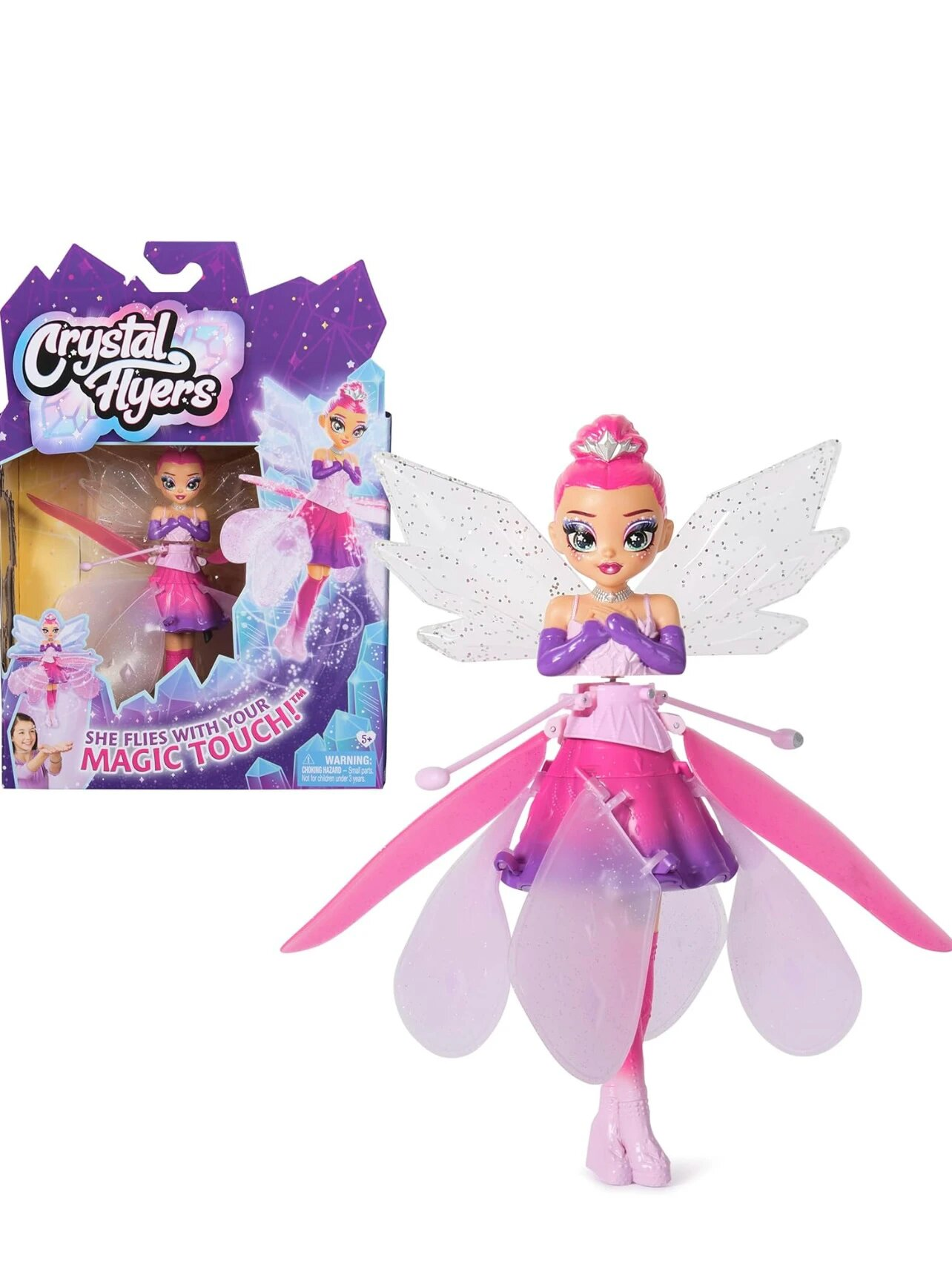 Кукла мини Hatchimals Летающая Crystal Flyers высота 18 см 120719 - фото 1