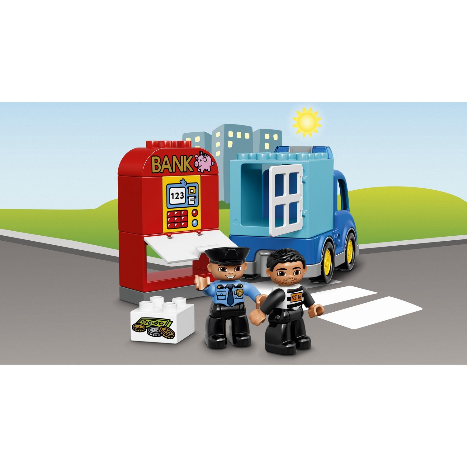 Конструктор LEGO DUPLO Полицейский патруль - фото 4