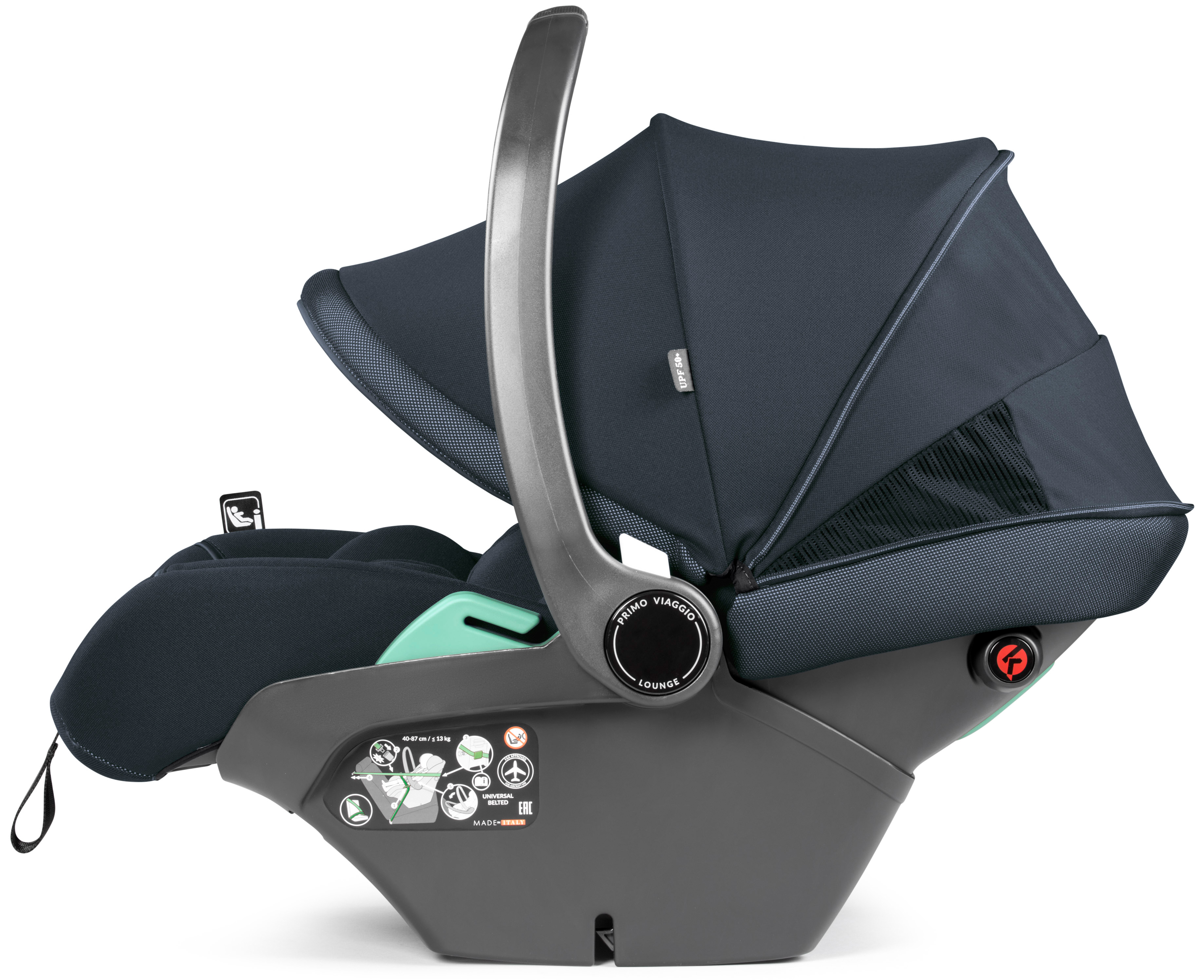 Автокресло Peg-Perego Lounge 0 (0 -13 кг) синий - фото 6