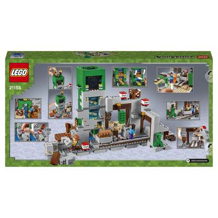 Конструктор LEGO Minecraft Шахта крипера блочный