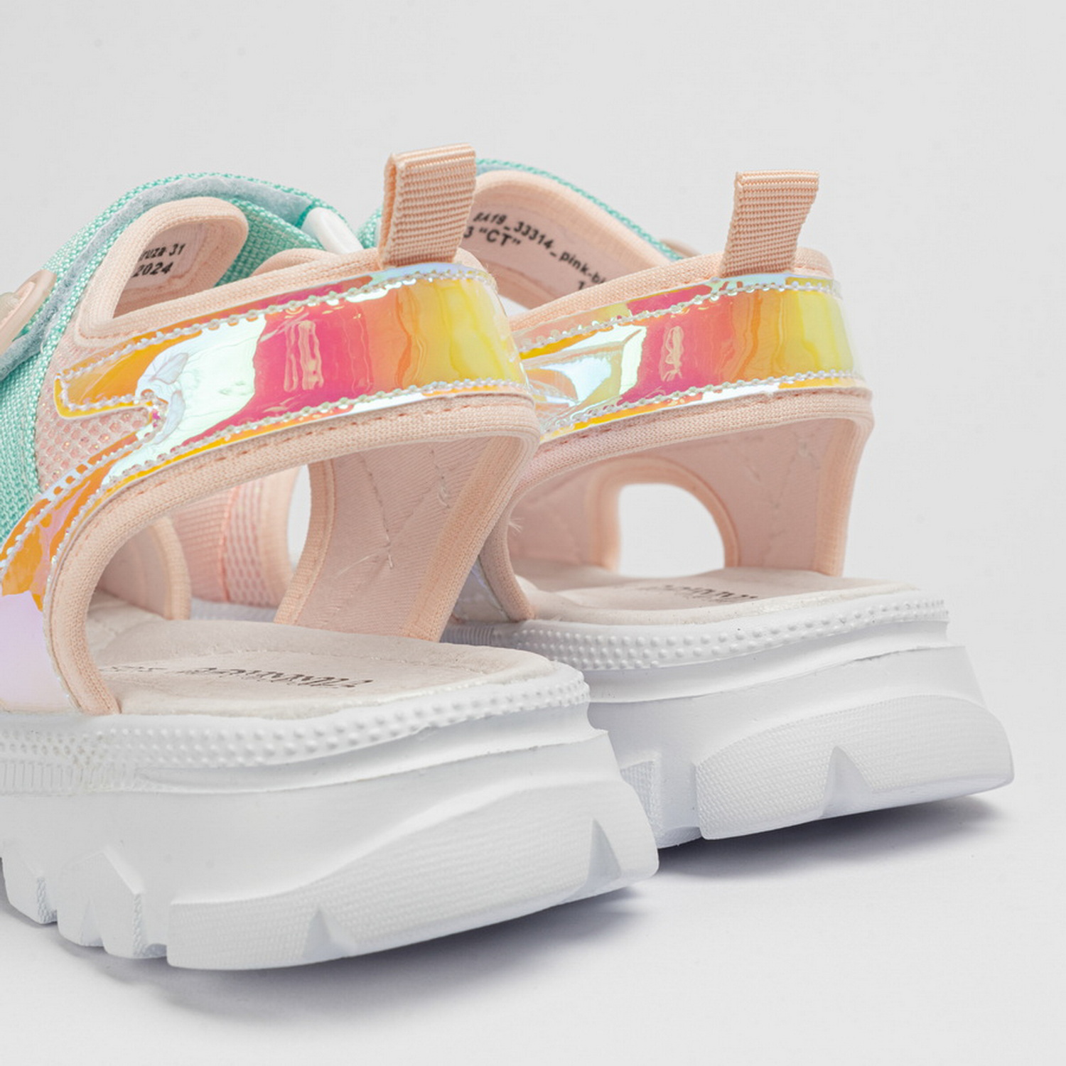 Сандалии TikkaGo 8A19_33314_pink-biruza - фото 4