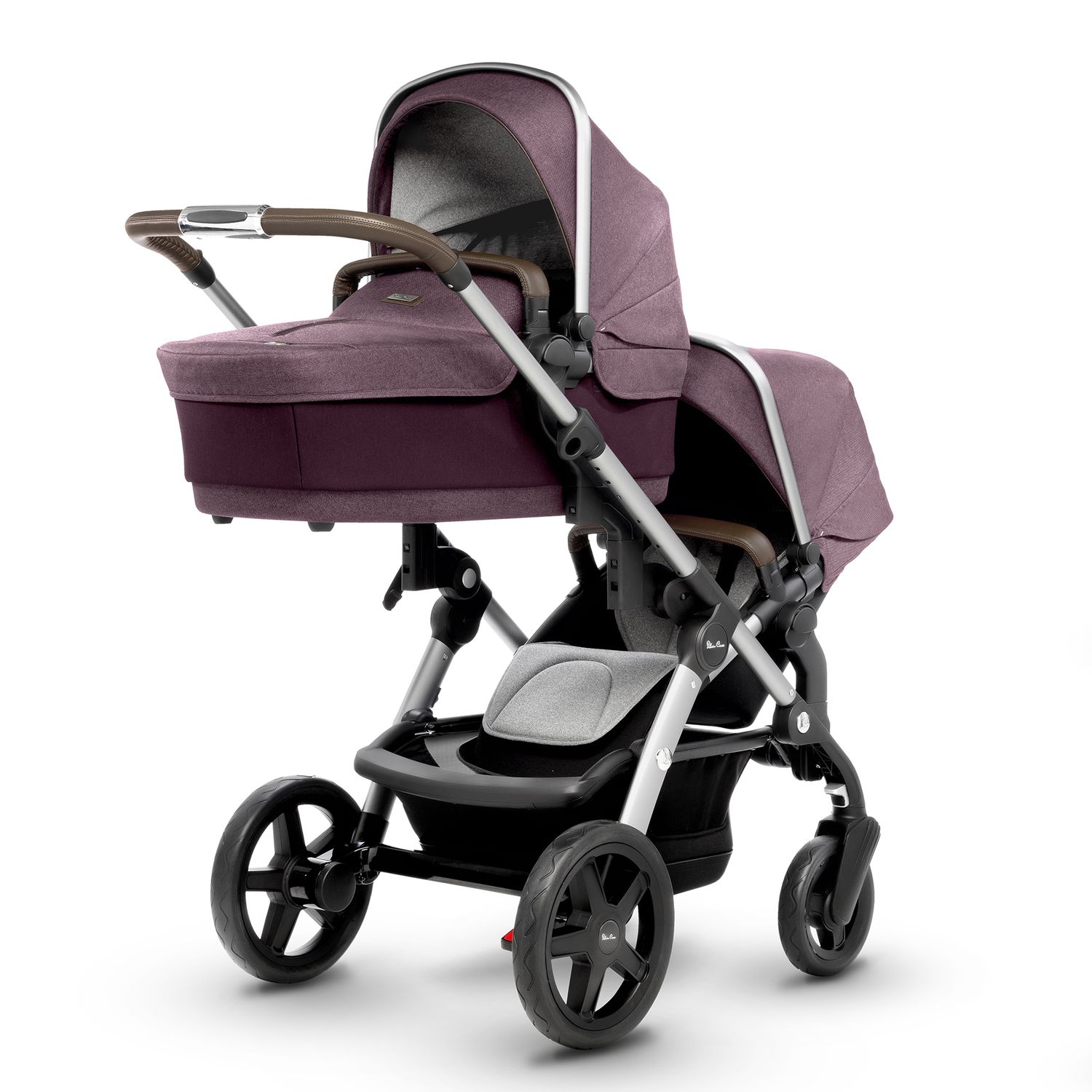 Комплект Silver Cross Wave claret люлька+прогулочный блок SX2071.CLSI2 - фото 7