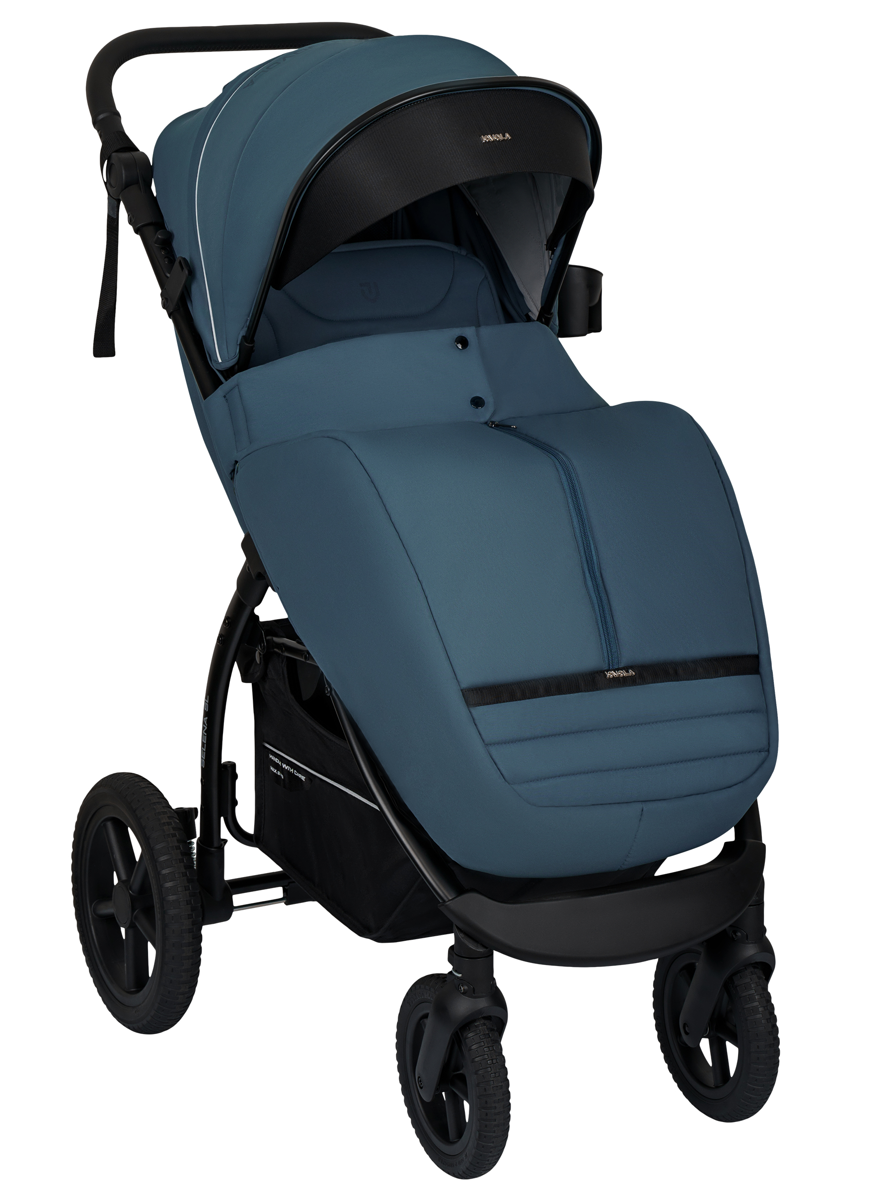 Коляска прогулочная JOVOLA Selena SL, всесезонная синий - фото 18