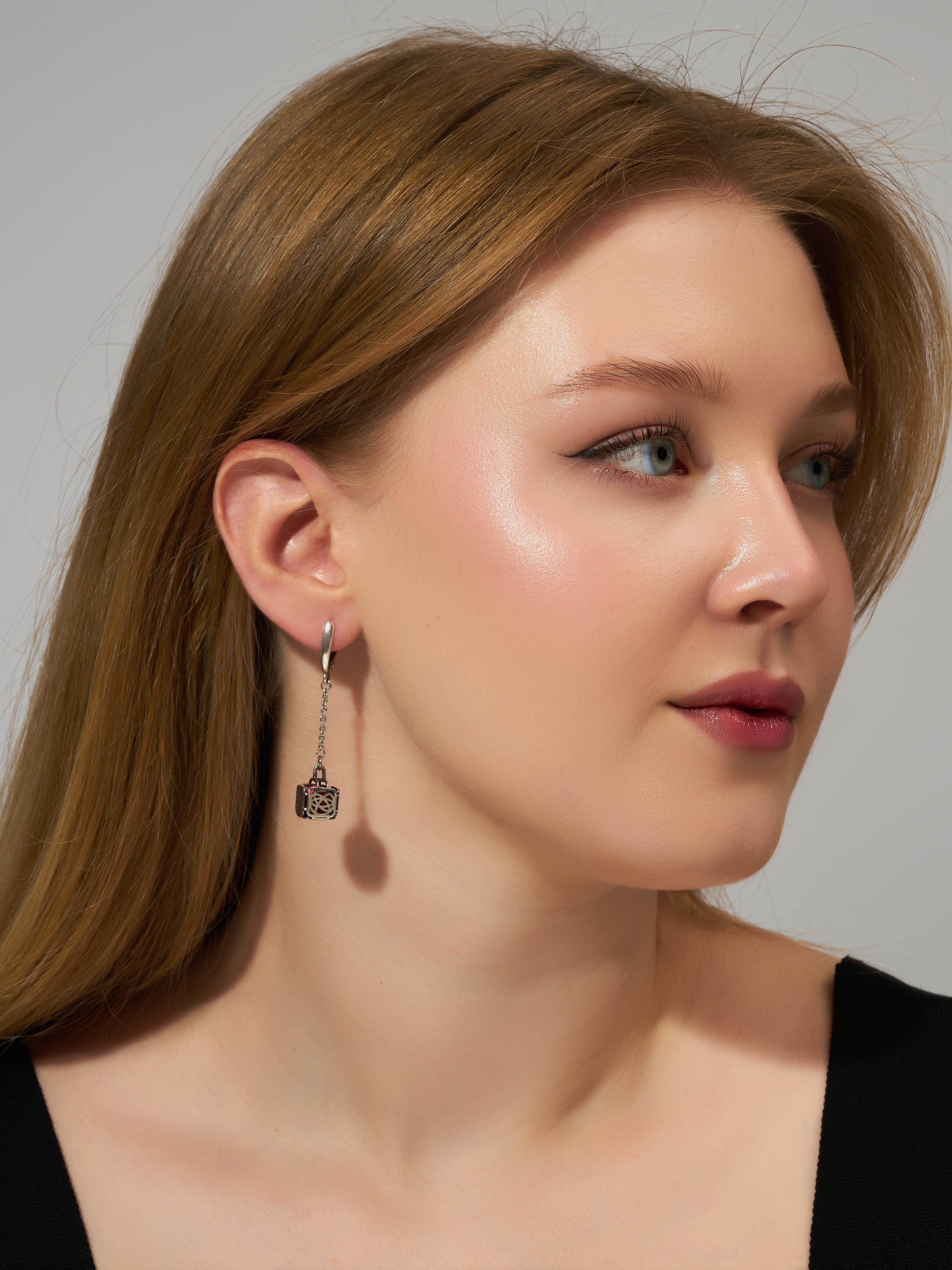 Серьги Shine and Beauty 30433-6-с-кораллроз - фото 2