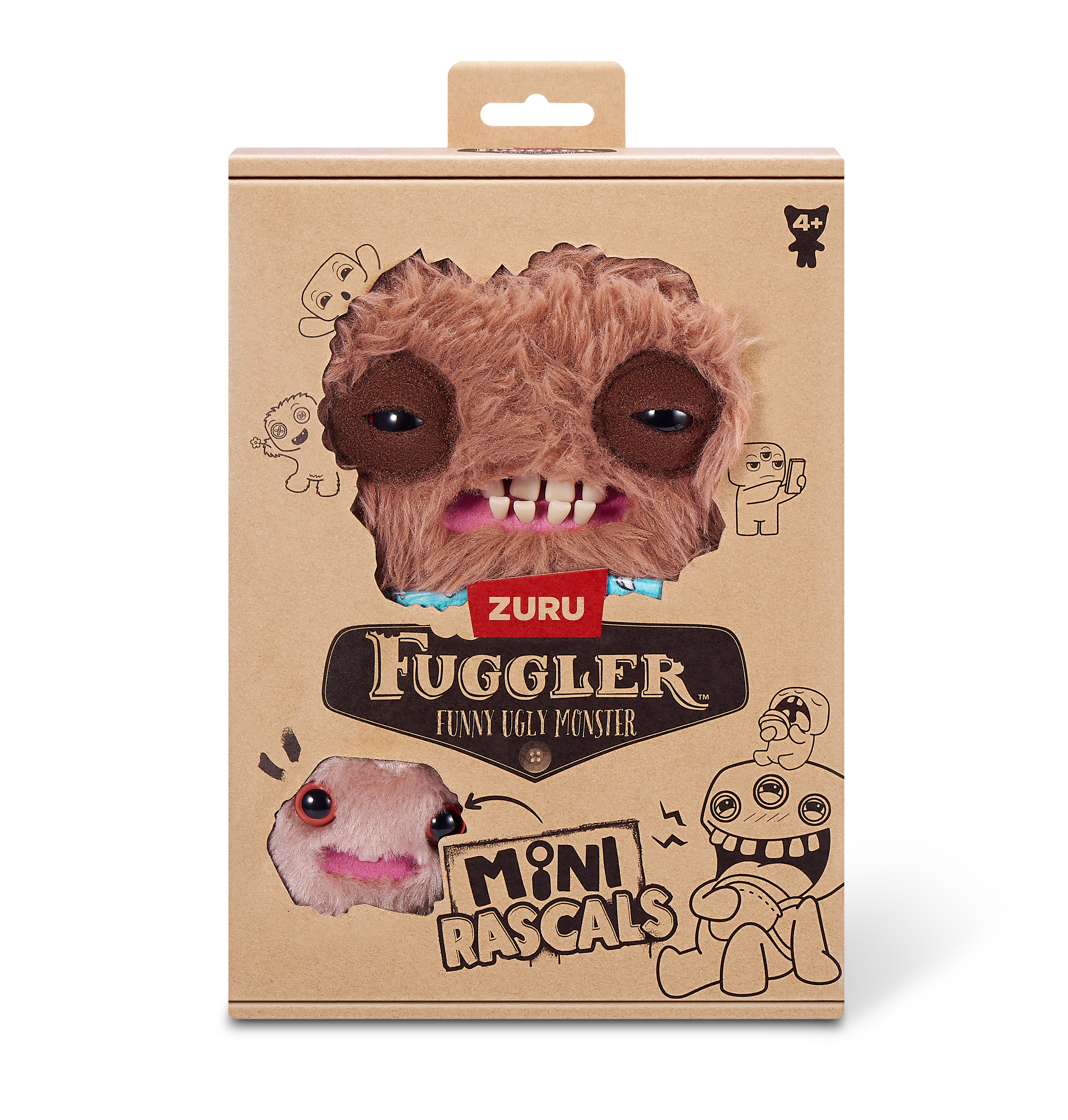 Мягкая игрушка FUGGLER Кальмар с малышом 24 см - фото 11