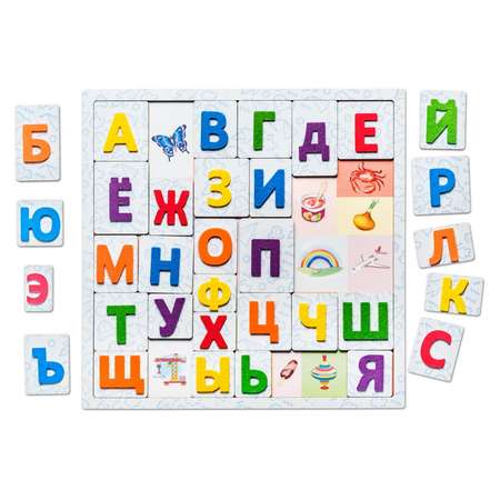 Настольная игра Sima-Land Тактильные буквы