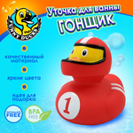 Игрушка Funny ducks Гонщик Уточка