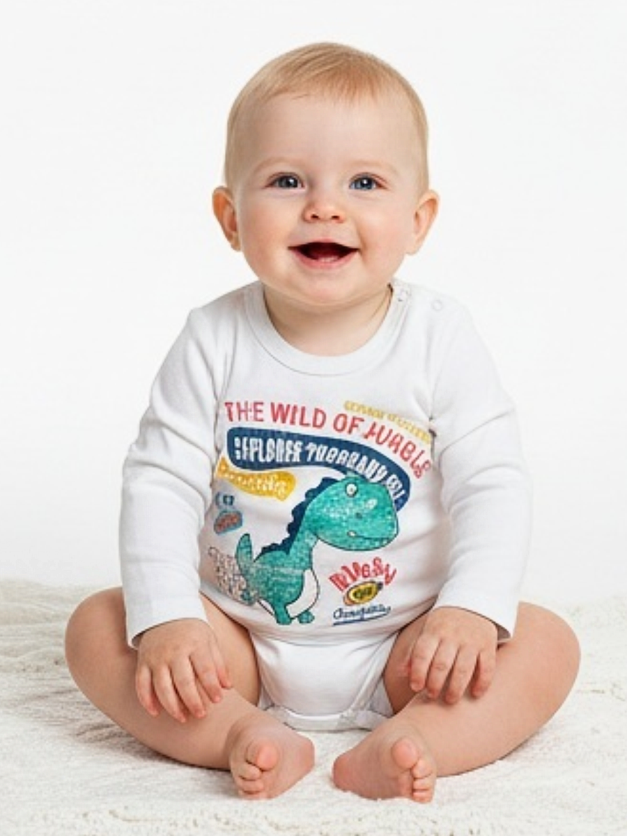 Боди Linas baby 1904-9 Белый - фото 1