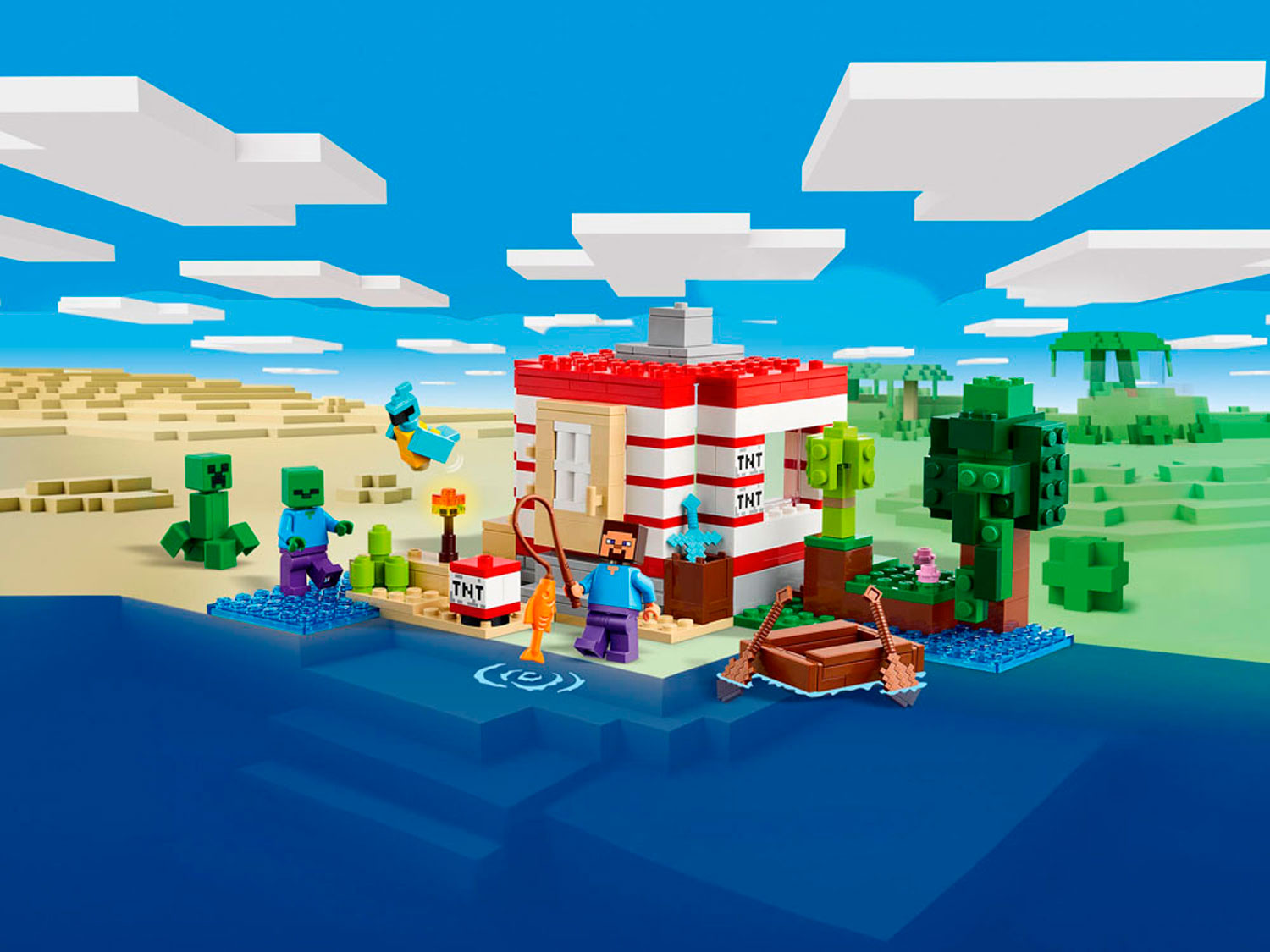 Конструктор LEGO Minecraft Динамитный дом 21275 287 дет. - фото 2