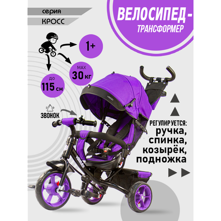 Трехколесный велосипед Velobibi 10 дюймов