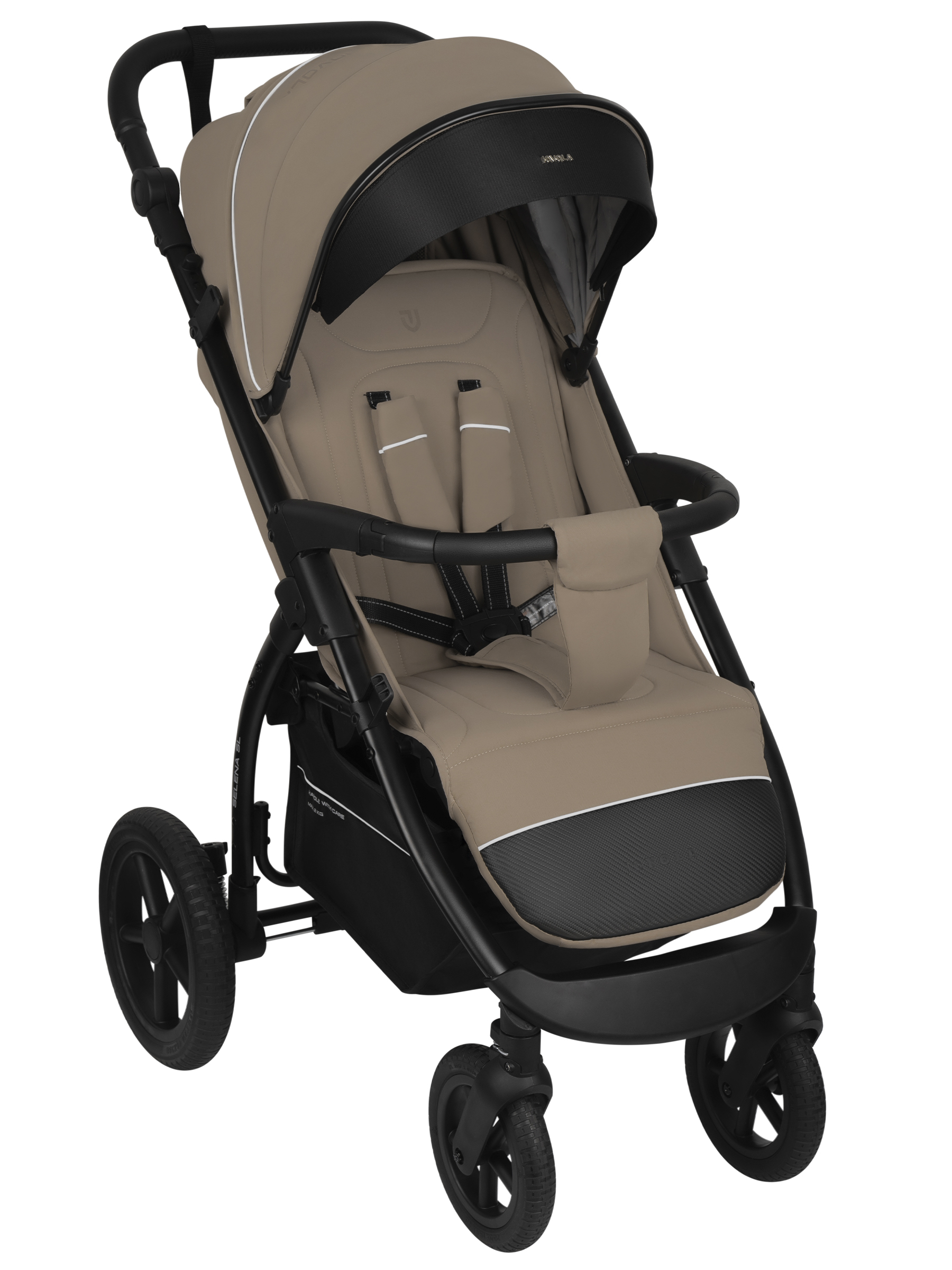 Коляска прогулочная JOVOLA Selena SL, бежевый - фото 4