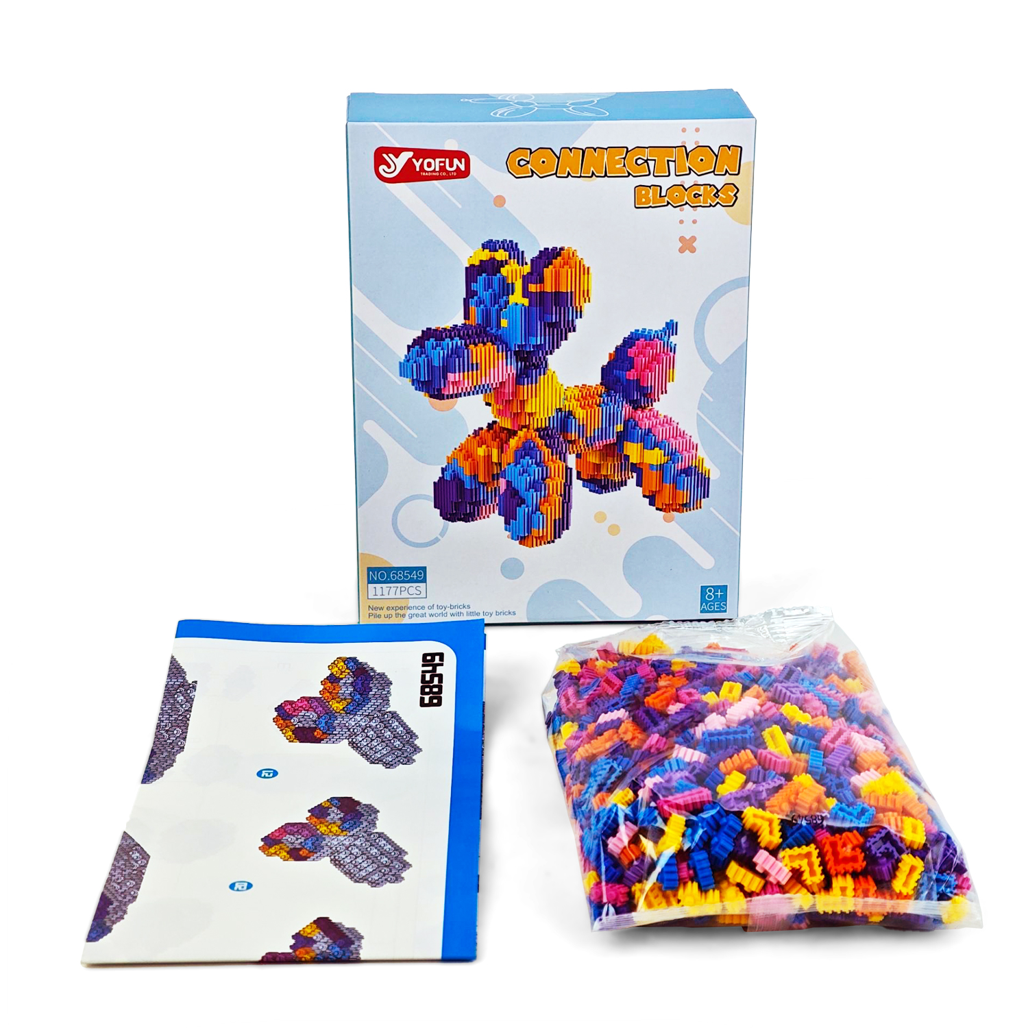 Конструктор Радужная собачка 1177 дет. - фото 2