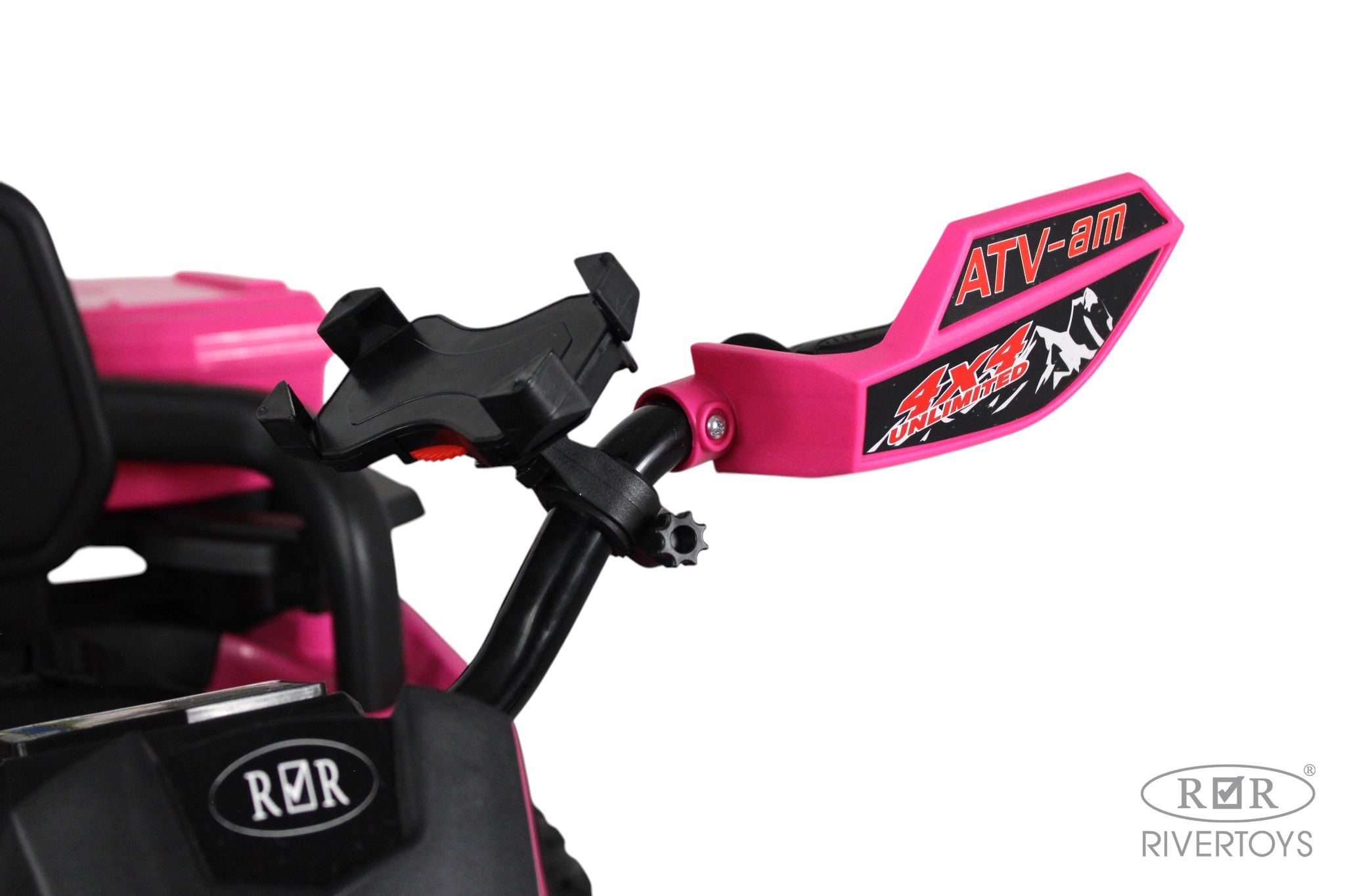 Электромобиль RIVERTOYS Z111ZZ-NEW-PINK С пультом ДУ - фото 14