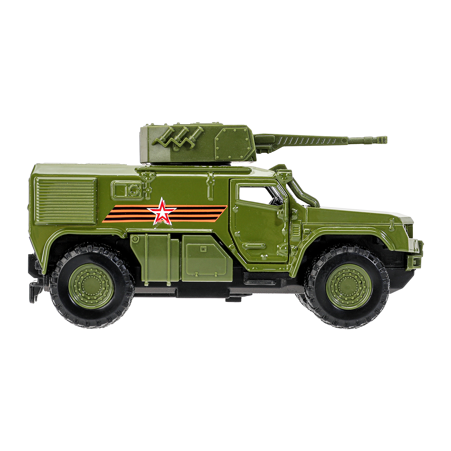 Боевая машина Технопарк Камаз зеленый 381594 - фото 3